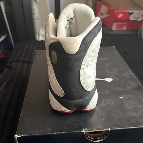 Nike Air Jordan 13 Black White Sneakers - Picture 9 of 9